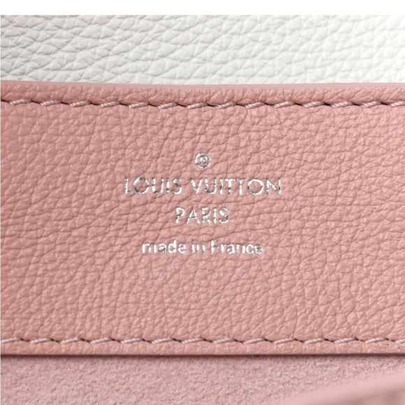 Louis Vuitton Soft Calfskin Lockme Backpack Rose Ballet and White - Picture 5 of 9